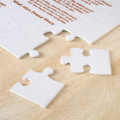 ルイス・キャロル(黒い加算機)著作のJabberwockyの詩 ジグソーパズル (側面)