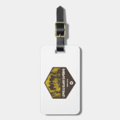 ルイス&クラークカーヴァンス州パークモンタナ ラゲッジタグ (正面縦)