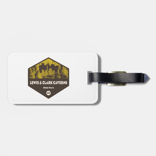 ルイス&クラークカーヴァンス州パークモンタナ ラゲッジタグ (裏面横)