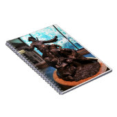 ルイス＆クラーク像、フォート・クラッツォップ、オレゴン州 ノートブック (右側)