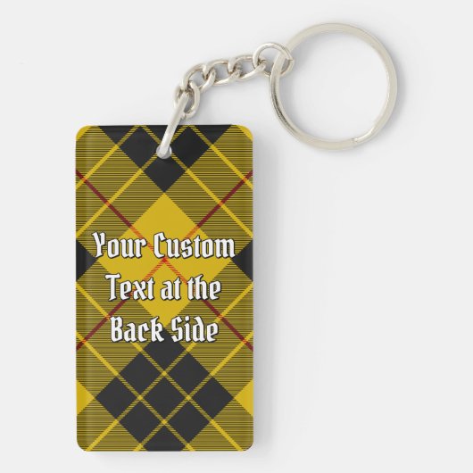 ルイス・クレストのクラン・マクロード キーホルダー (裏面)