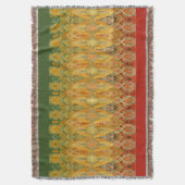 ルイス・サリヴァンのステンシルトラスフリーズパターン スローブランケット (正面縦)