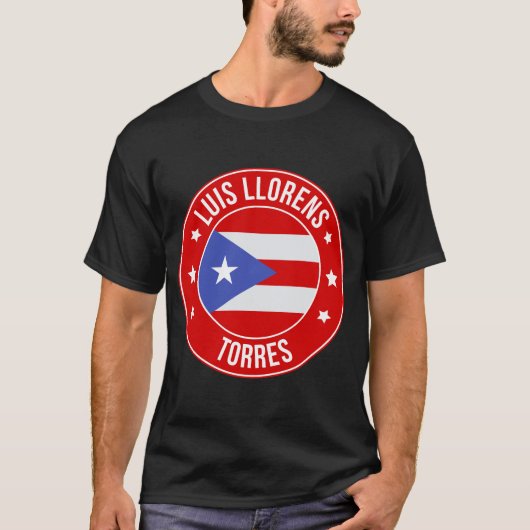 ルイス・ジョレンス・トーレス、プエルトリコの街 Tシャツ (正面)