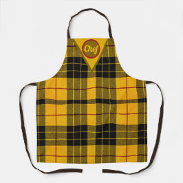 ルイス・スコットランドのクラン・マクロードパーソナライズされた エプロン