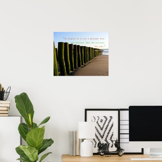 ルイス・スメデス赦し引用文ポスター ポスター (ホームオフィス)