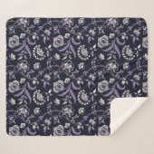 ルイス・デイの「おばあちゃん」フローラ シェルパブランケット (正面(横))