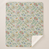 ルイス・デイの「おばあちゃん」フローラ シェルパブランケット (正面)