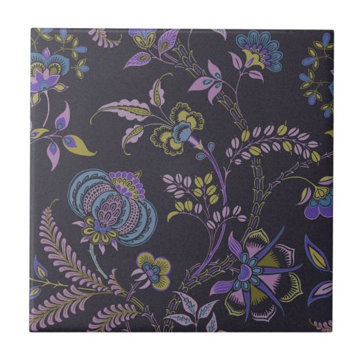 ルイス・デイの「おばあちゃん」小さな陶磁器タイル タイル (正面)