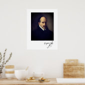 ルイス・デ・ゴゴラ(ポートレート・サイン) ポスター (キッチン)