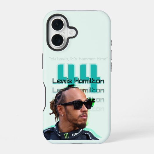 ルイス・ハミルトン iPhone カバー (裏面)