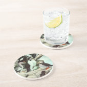 ルイス・フエレテスによるヴィンテージのホオアカツクシと水鳥 コースター (側面)