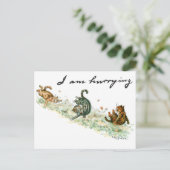 ルイス・ワーインが落ちる猫 ポストカード (スタンド正面)