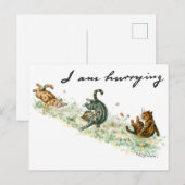 ルイス・ワーインが落ちる猫 ポストカード (正面/裏面)