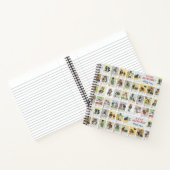 ルイス・ワーイン・キャットアルファベット ノートブック (内部)