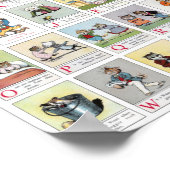 ルイス・ワーイン・キャットアルファベット ポスター (角)