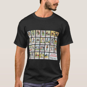 ルイス・ワーイン・キャットアルファベット Tシャツ