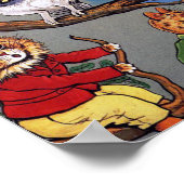 ルイス・ワーイン・キャット・アンド・フクロウ ポスター (角)