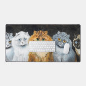 ルイス・ワーイン（5匹） デスクマット (キーボード&マウス)