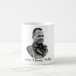 ルイスBurwell Puller概要 -- "Chesty " コーヒーマグカップ