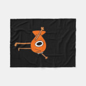 ルイソンスティーブおもしろいミーム フリースブランケット (正面(横))