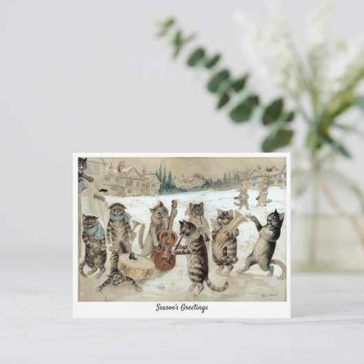 ルイビクトリアンワーインが歌う猫たちの時代 シーズンポストカード (スタンド正面)