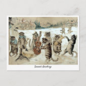 ルイビクトリアンワーインが歌う猫たちの時代 シーズンポストカード (正面)