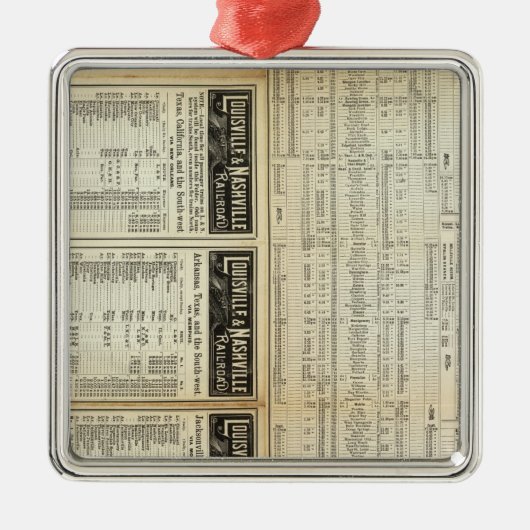 ルイビルとナッシュビル鉄道の北 メタルオーナメント (正面)