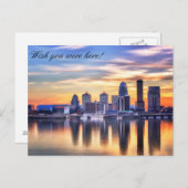 ルイビルのスカイラインポストカード ポストカード (正面/裏面)