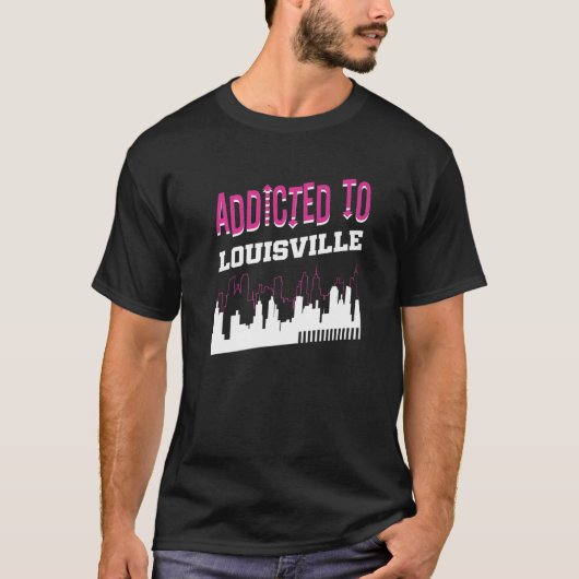 ルイビル休暇ユーモアトリップケンタック中毒 Tシャツ (正面)