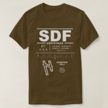 ルイビル国際的空港自衛隊Tシャツ