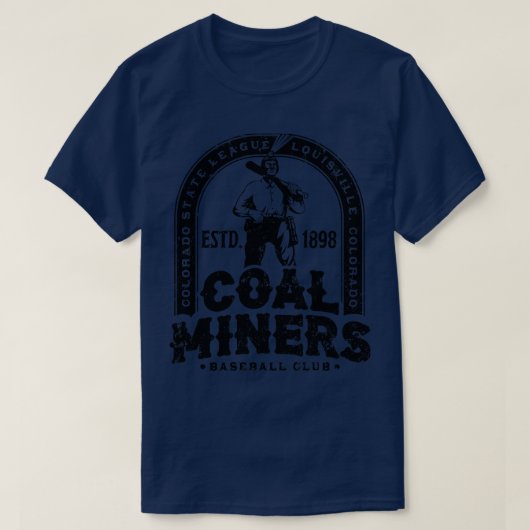 ルイビル炭鉱者ベースボール Tシャツ (デザイン正面)