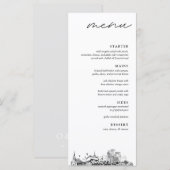 ルイビル結婚スカイラインのディナーメニュー メニュー (正面/裏面)