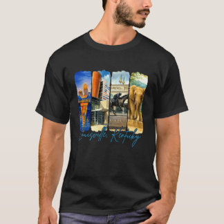 ルイビル ケンタッキー トラベリング ブラッシュストローク お土産 Tシャツ