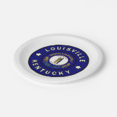 ルイビル・ケンタッキー ペーパープレート (アングル)