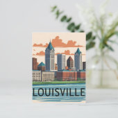 ルイビル・ケンタッキーUSAスカイライン ポストカード (スタンド正面)