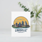 ルイビル・ケンタッキーUSAスカイライン ポストカード (スタンド正面)