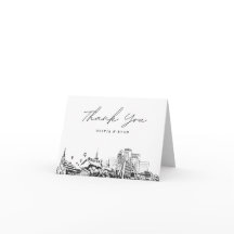 ルイビル スカイライン スケッチ ブランク ありがとう カード