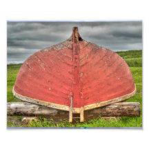 ルイブール要塞の赤いボート