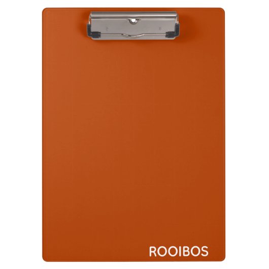 ルイボス赤茶色の色名 クリップボード (正面)