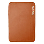 ルイボス赤茶色の色名 バスマット (正面縦)