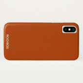 ルイボス赤茶色の色名 Case-Mate iPhoneケース (裏面(横))