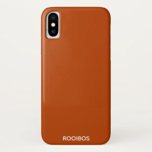 ルイボス赤茶色の色名 iPhone X ケース