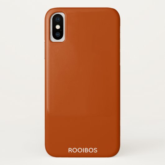 ルイボス赤茶色の色名 Case-Mate iPhoneケース (裏面)