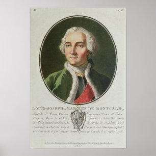 ルイヨセフde Montcalm 1790年 ポスター