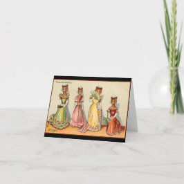 ルイワーインウォーフラワーガールキャッツ カード