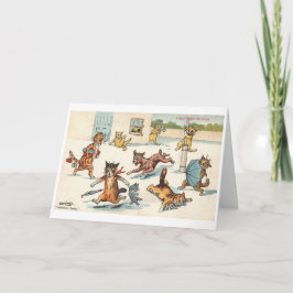 ルイワーインキャットサンキューカード サンキューカード