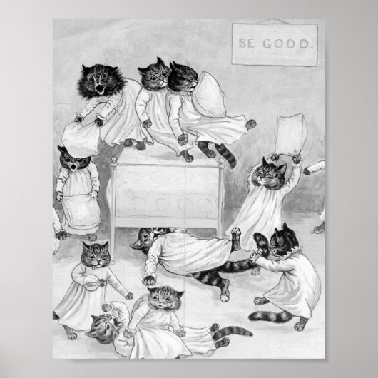 ルイワーインキャットユーモア ポスター (正面)