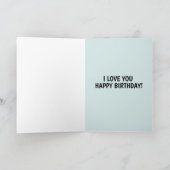 ルイワーインキャットロマン誕生日カード カード (内部)