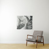 ルイワーインキャット悪夢フクロウバード タペストリー (インサイチュ(横))