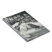 ルイワーインキャット悪夢フクロウバード ノートブック (右側)